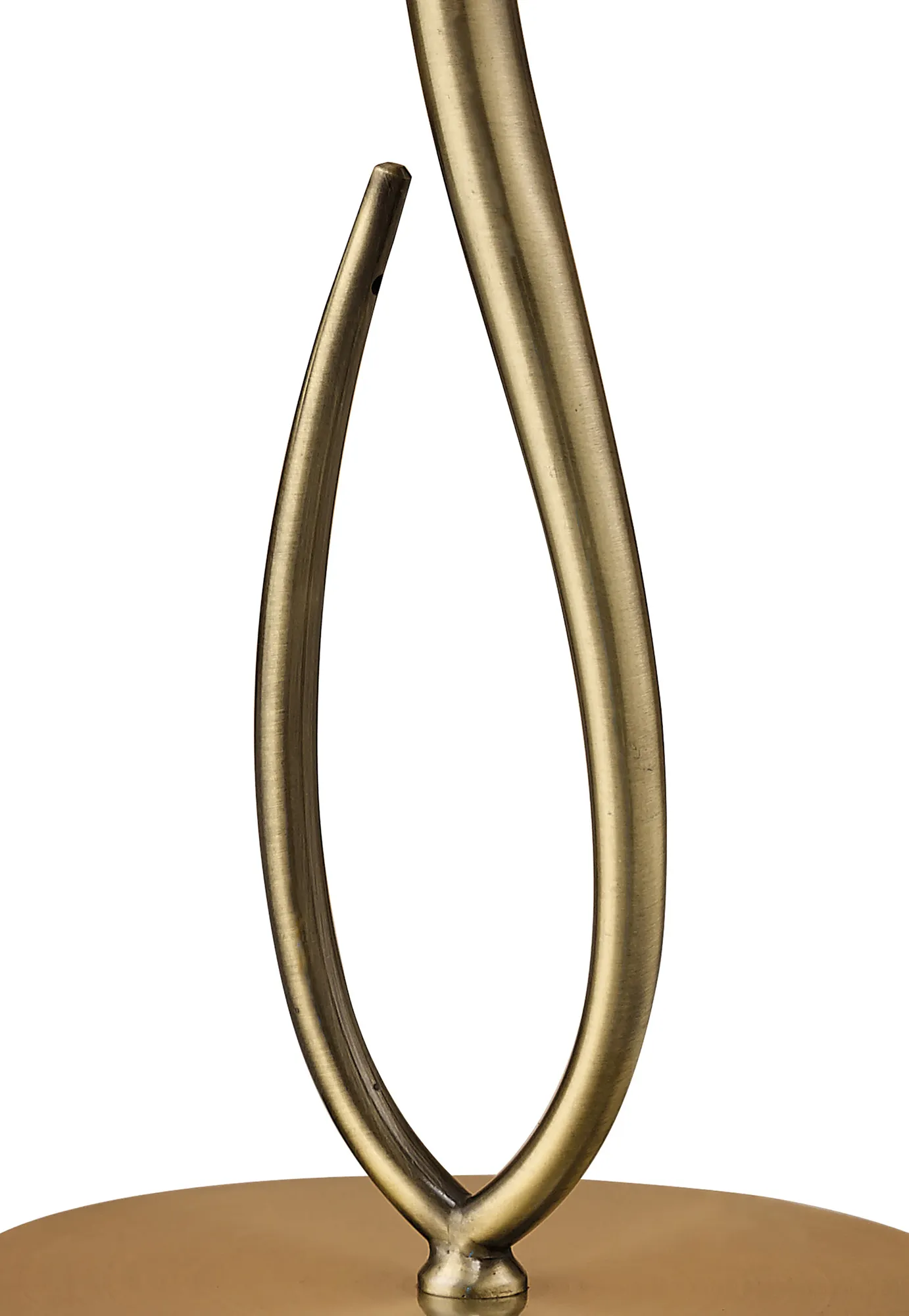 Loewe AB 47cm 1 Light Table Lamp M4637AB/SB  Mantra Loewe Antique Brass-Soft Bronze